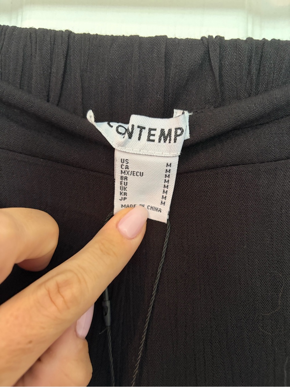 Everyday Black Wide-Leg Pants image 2